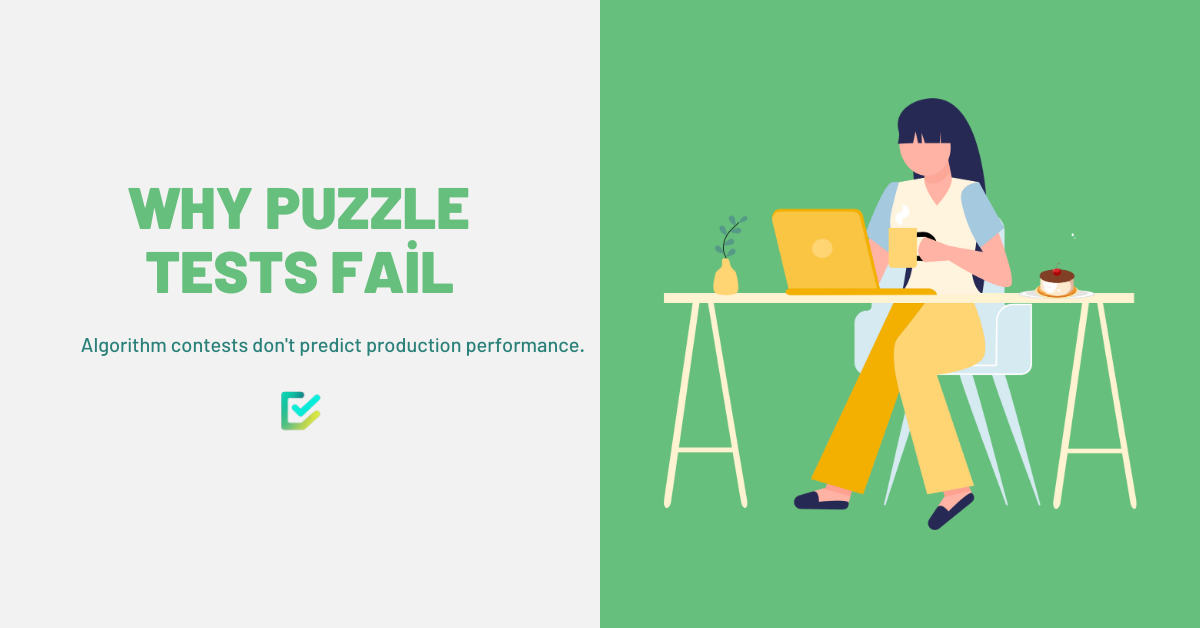 Why Puzzle Tests Fail